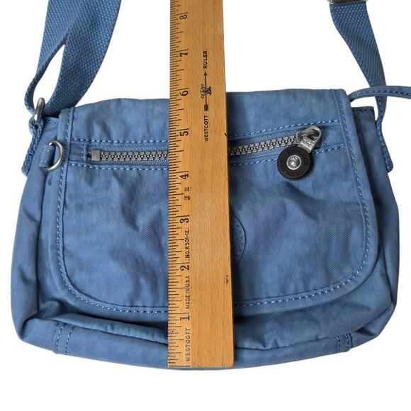 Kipling Sabian Crossbody Mini Bag Blue Water Resistant Lightweight Travel - Picture 9 of 12